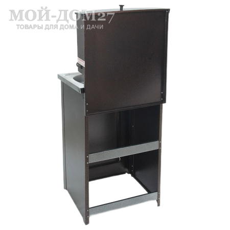 Умывальник без подогрева (Медь) нерж. мойка | Мой-Дом27 | Объем бака – 20 литров без нагревателя<br>
 Материал умывальника – сталь толщиной 0,7 мм<br>
 Мойка – нержавеющая сталь<br>
 Кран – металлический<br>
Поставляется в разобранном виде, в коробке 80*54*20 см с ручками